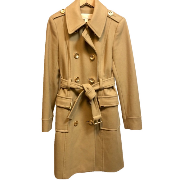 Michael Kors Wool Coat in Camel EUC COPY - Picture 1 of 13
